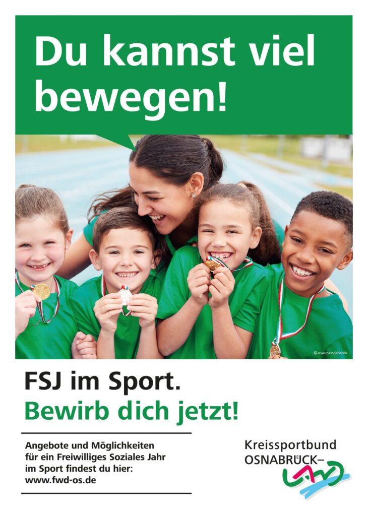 Freiwilliges Soziales Jahr (FSJ) oder einen Bundesfreiwilligendienst (BFD) im Sport beim Kreissportbund Osnabrück